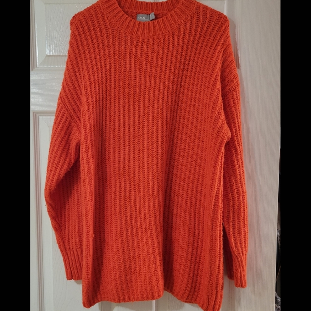 ASOS Cozy Red Sweater - Picture 2 of 4